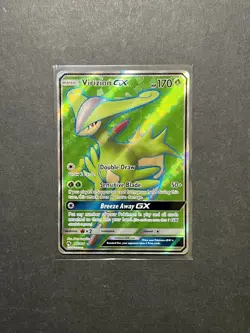 Virizion GX 197/214 Full Art Holo Ultra Rare Pokemon Card SM Lost Thunder NM - Image 1