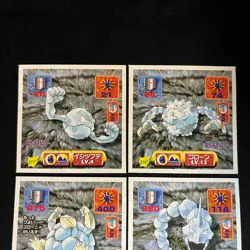 Pokemon Seal Sticker Card Japanese Amada Nintendo 1997 Vintage "NM" - Image 2