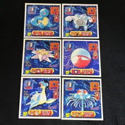 Pokemon Seal Sticker Card Japanese Amada Nintendo 1997 Vintage "NM" - Image 1