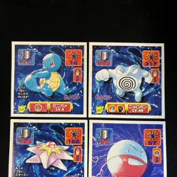 Pokemon Seal Sticker Card Japanese Amada Nintendo 1997 Vintage "NM" - Image 2