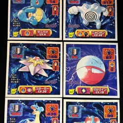 Pokemon Seal Sticker Card Japanese Amada Nintendo 1997 Vintage "NM" - Image 3