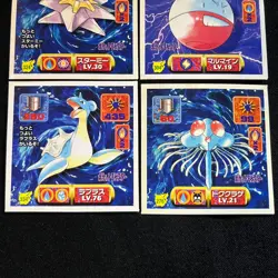 Pokemon Seal Sticker Card Japanese Amada Nintendo 1997 Vintage "NM" - Image 4