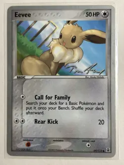 Eevee 69/113 - 2007 (Tom Roos) World Championship Pokemon Card - Image 1