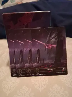 SWAMP X4 (264) (FULL ART) X4 Edge Of Eternities EOE Magic MTG MINT CARD - Image 1