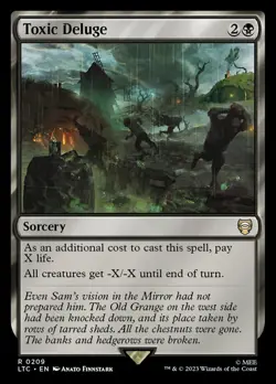 1x Toxic Deluge NM-Mint, English Universes Beyond: Commander: Lord of the Rings - Image 1