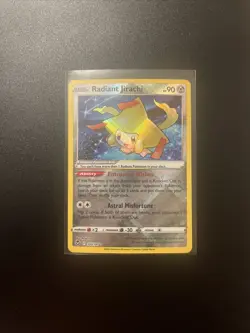 Radiant Jirachi 120/195 Ultra Rare Silver Tempest Pokemon TCG Near Mint - Image 1