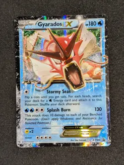 Pokemon Gyarados EX XY106 Ultra Rare Black Star Promo NM - Image 1