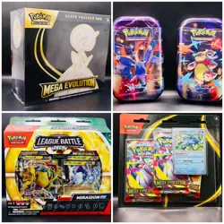 Pokemon Mega Evolution Bundle ETB + Tins + Deck + Blister SEALED - Image 1