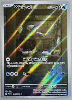 Pokemon TCG Wimpod Paradox Rift 191/182 Holo Illustration Rare - Image 1