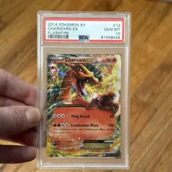 2014 Pokemon Xy Flashfire Charizard EX Flashfire PSA 10 #12 - Image 1