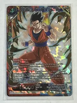 Dragon Ball Son Gohan Strength of Conviction BT20-138 SR Foil Power Absorbed NM+ - Image 1