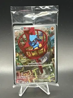 Pokemon TCG Riolu 010 ETB Promo Mega Evolutions Sealed - Image 1