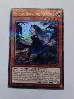 GUIDING QUEM THE VIRTUOUS RA04-EN043 QUARTER CENTURY YUGIOH *NEW & MINT* - Image 1