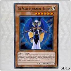 The Agent of Judgment - Saturn - SDLS-EN004 - Common 1st Edition Yugioh - Image 1