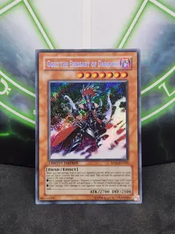 Yugioh Gorz the Emissary of Darkness RP02-EN000 Secret Rare NM - Image 1