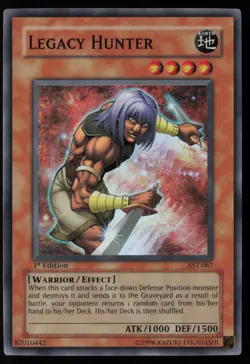 Yugioh Legacy Hunter AST-067 1st Edition Super Rare NM - Image 1