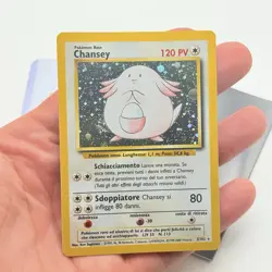 CARTA POKEMON CARD CHANSEY HOLO 3/102 - ITA - SET BASE UNLIMITED - NEAR MINT - Image 2