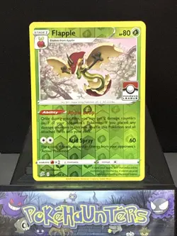Pokemon Card Flapple 022/192 Rebel Clash League Promo Holo Near Mint - Image 1