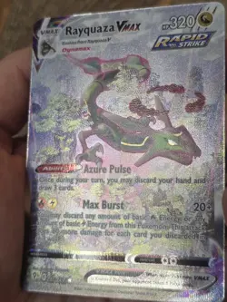 Rayquaza VMAX 218/203 Alternate Art Secret Evolving Skies Pokemon Card NM-LP - Image 2