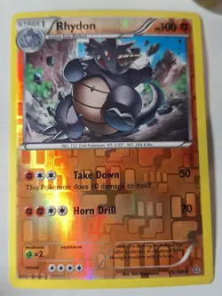 Rhydon 75/160 XY Primal Clash Reverse Pokemon Holo Foil Nice! - Image 1