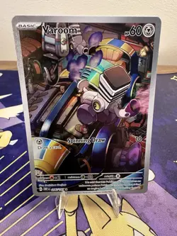 Pokemon TCG Varoom Sv03: Obsidian Flames Holo Illustration Rare Card 206/197 - Image 1