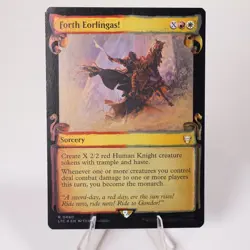 Forth Eorlingas! Showcase Scrolls Foil 460 LoTR MTG NM See Video - Image 1