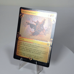 Forth Eorlingas! Showcase Scrolls Foil 460 LoTR MTG NM See Video - Image 2