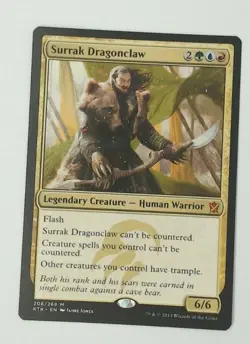 Magic the Gathering - Surrak Dragonclaw - Khans of Tarkir KTK - D34 - Image 1