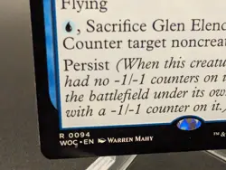 Glen Elendra Archmage Commander: Wilds of Eldraine Regular - Image 2