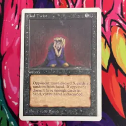 Magic the Gathering - Mind Twist - UNLIMITED - LP/MP - Image 1