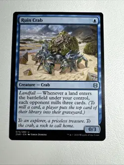 Ruin Crab - #75 Regular NM Zendikar Rising Magic the Gathering - Image 1