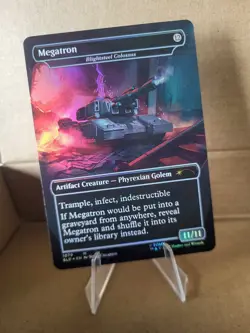 Megatron / Blightsteel Colossus Foil Secret L'Air Transformers NM ENG MTG - Image 2