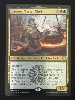 1x MTG Gyome, Master Chef (Foil) - Commander 2021 (C21) #5 - Magic the Gathering - Image 1
