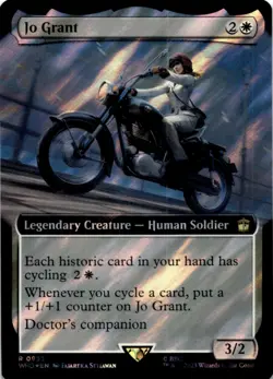 MTG Jo Grant (Extended Art) (Surge Foil) Foil NM Doctor Who Magic - Image 1