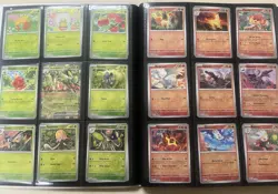 Pokemon Scarlet & Violet Stellar Crown Complete Master Set NM W 151 Binder!! - Image 4