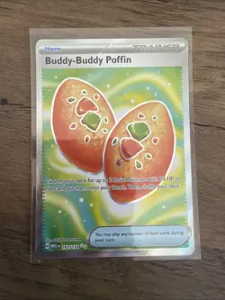 Buddy-Buddy Puffin 167/132 Mega Evolution Full Art Trainer Pokemon TCG NM - Image 1