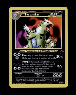 TYRANITAR 31/75 NON HOLO POKEMON NEO DISCOVERY - Image 1
