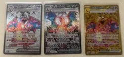 POKEMON TCG 100% COMPLETE OBSIDIAN FLAMES MASTER SET NM/M W BINDER & POSTER! - Image 1