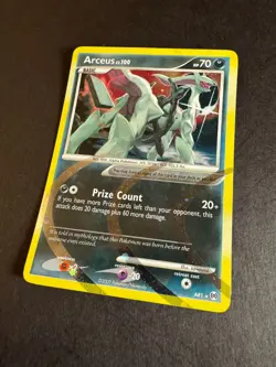 Arceus LV. 100 Holo AR1 Pokemon Platinum Series Arceus Lightly Played - Image 5