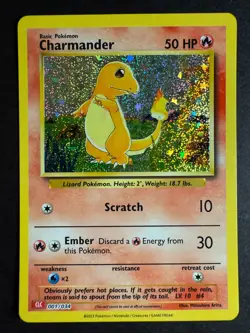 Charmander Holo Promo 001/034 Pokemon TCG Classic Charizard Deck Near Mint - Image 1