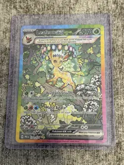 Pokemon TCG Leafeon EX SIR 144/131 Prismatic Evolutions Card NM-MINT Condition - Image 1