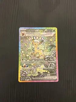 Pokemon TCG Leafeon EX SIR 144/131 Prismatic Evolutions Card NM-MINT Condition - Image 4