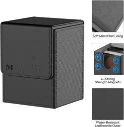 Deck Box compatible with MTG Cards, Trading Card Case with 2 Dividers per Holder - Image 3