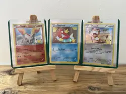 Pokemon 20th Anniversary Card Bundle!! Ponyta Magikarp And Meowth - Image 1