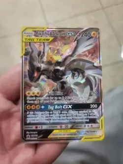 Pikachu & Zekrom GX SM168 Holo Card Near Mint Condition - Image 1