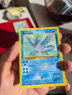 Articuno 17/62 Fossil Non-Holo Rare WOTC Pokemon Card Excellent Condition - Image 4