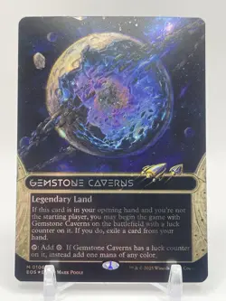 Gemstone Caverns (0106) (Borderless) (Galaxy Foil) Edge of Eternities:... - Image 1
