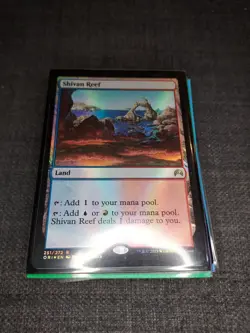 MTG Magic the Gathering Shivan Reef (251/308) Magic Origins LP FOIL - Image 1