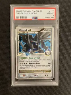 2009 Pokemon Platinum Dialga G LV. X Holo 122/127 PSA 8 NM-MT - Image 1