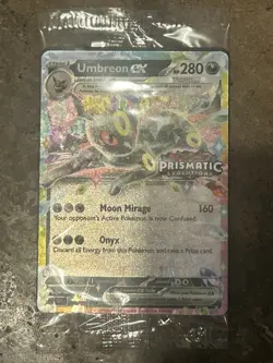 SEALED Umbreon Ex Stamped Pokemon Prismatic Evolutions Promo Surprise Box 60/131 - Image 1